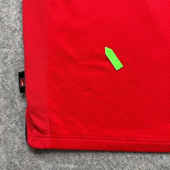 Georgia Bulldogs Nike Polo Shirt Men M Red Colorblock Performance Team Issue - Picture 10 of 16